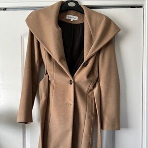 Calvin Klein Camel Coat